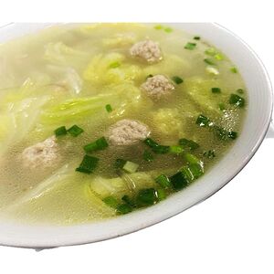 Суп с фрикадельками из свинины с лапшой №102