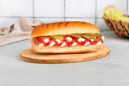 Хот-дог с копченой колбаской