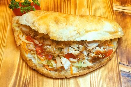 В тандырной лепёшке