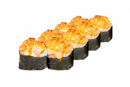 Ролл с креветкой hot