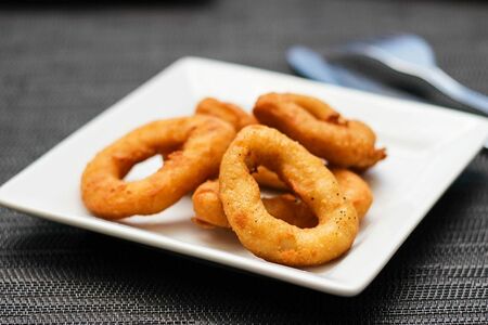 Кольца кальмаров темпура