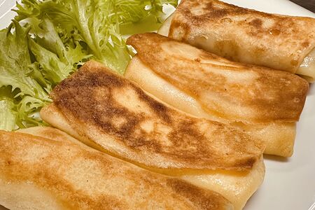 Блинчики с говяжьей печенью