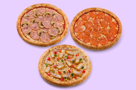 Три средние пиццы