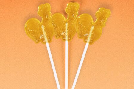 Набор леденцов петушок Тройка