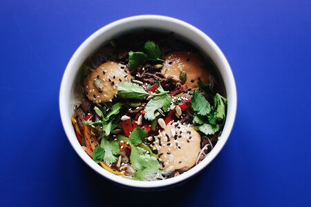 Фунчоза с говядиной