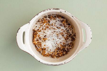 Гречка с пармезаном