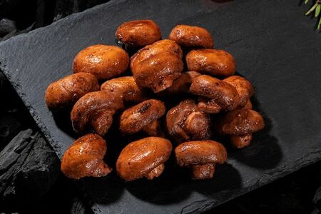 Шампиньоны на углях