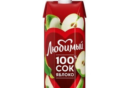 Сок Любимый яблоко