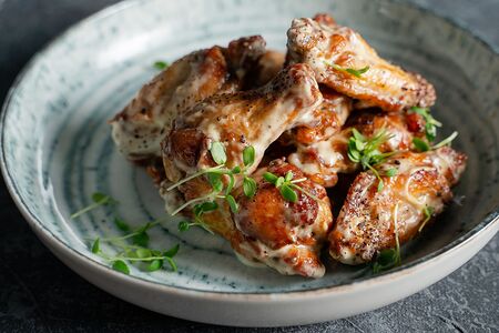 Куриные крылья гриль