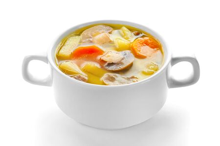 Суп картофельный с грибами