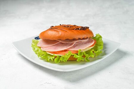 Панини с ветчиной и сыром