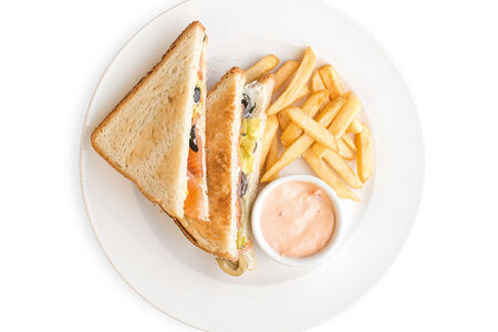 Сэндвич с сёмгой