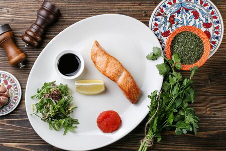 Стейк из семги