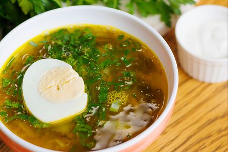 Суп из щавеля