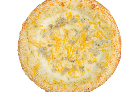 Пицца Четыре сыра на пышном тесте 25 см