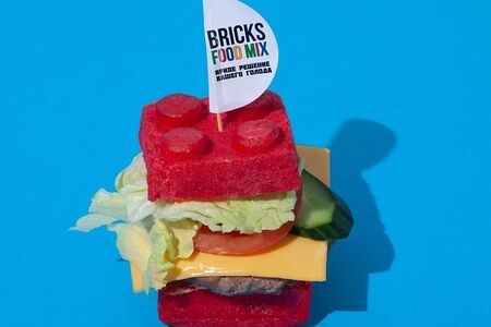 Легобургер с котлетой из мраморной говядины