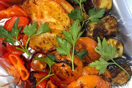 Овощи на мангале