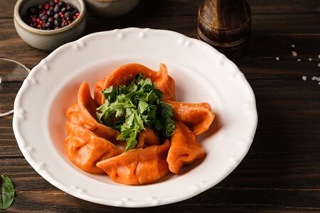 Пельмени с креветкой