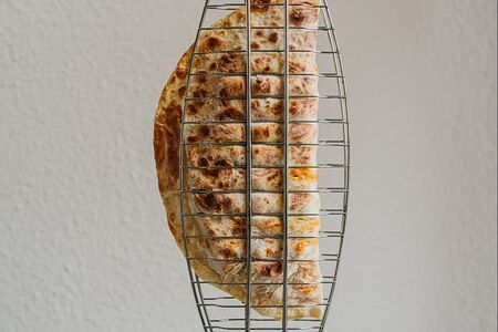 Гирос с кебабом из креветки