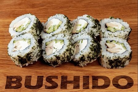 Грин-ролл с курицей