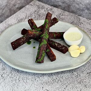 Ржаные чесночные гренки