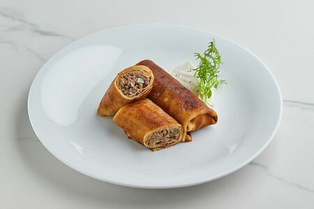 Блины с мясом