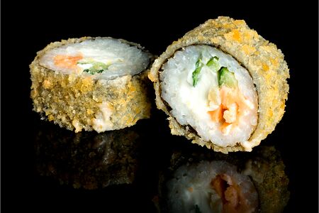 Ролл Загорелый лосось