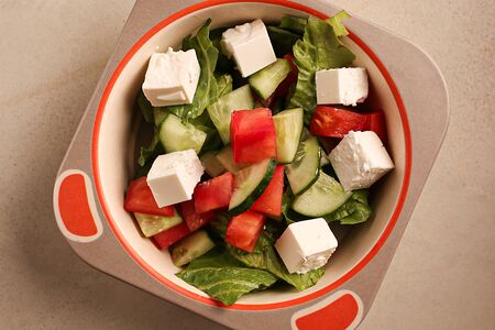 Овощной салат с фетой