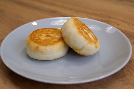 Сырники с малиновой начинкой