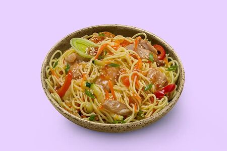 Рамен с цыпленком