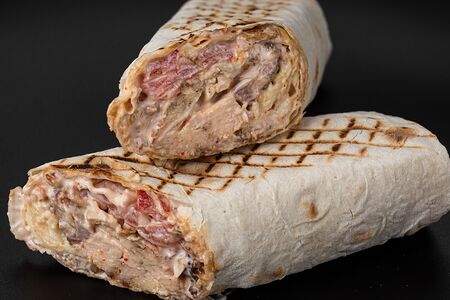 Шаурма сырная со свининой