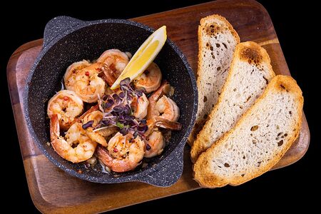 Креветка тигровая жареная