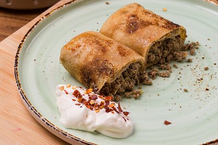 Блинчик с мясом и рисом, 1 шт