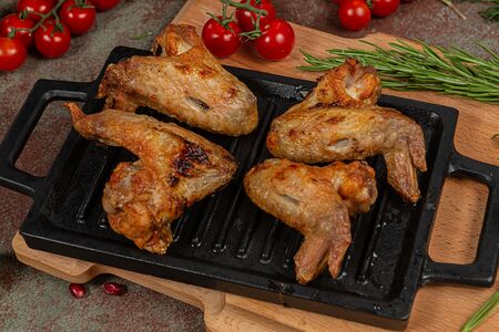 Шашлык из куриных крыльев