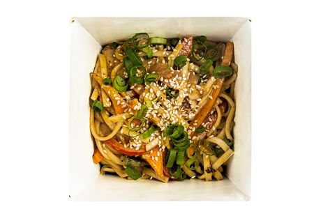 Удон с курицей