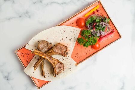 Шашлык из бараний корейки