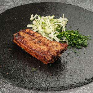 Свиные ребра на мангале