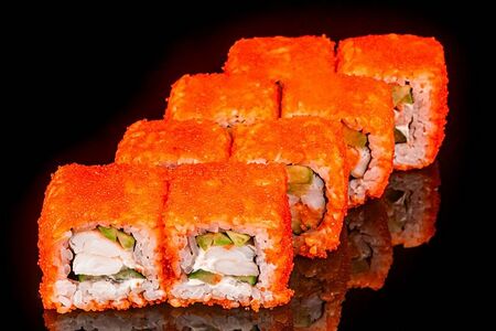 Ролл Калифорния с креветкой