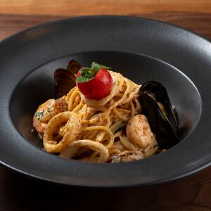 Спагетти с морепродуктами (Deniz Urunlu Spagetti)