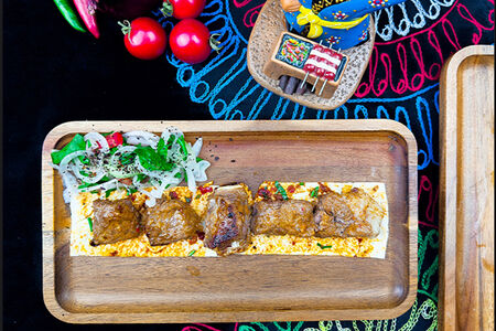 Кусковой шашлык из баранины