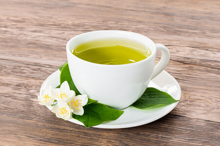 Чай зеленый с бутонами жасмина