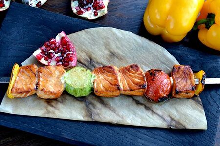 Кебаб из семги