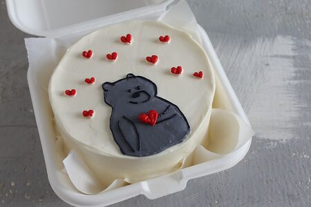 Бенто-торт с мишкой