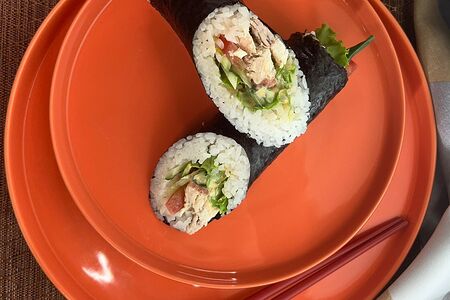 Кимпаб с креветкой