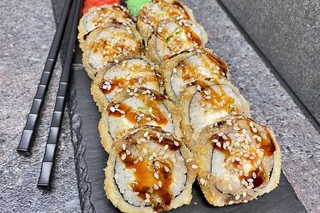 Жареный с мидиями 