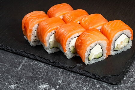 Филадельфия с зелёным яблоком