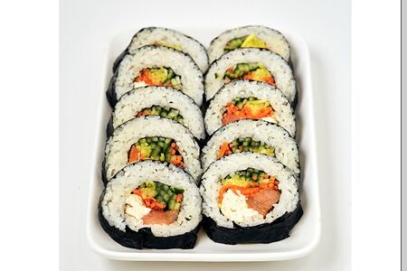 Кимпаб с семгой