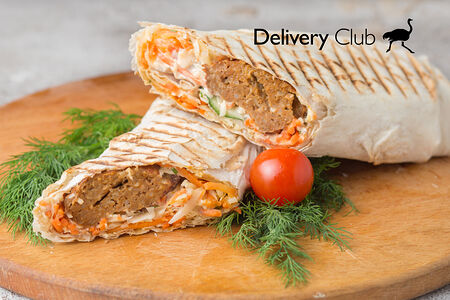 Шаурма с люля-кебабом говяжьим