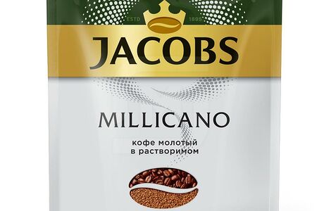 Jacobs Millicano Кофе натуральный растворимый сублимир