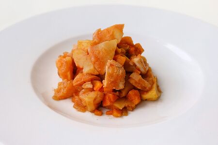 Тушеный картофель с мясом